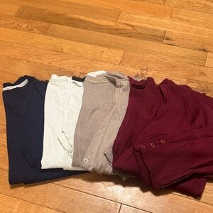 Maurices women’s Cardigan Sweater - Navy, Cream, Tan, Burgundy